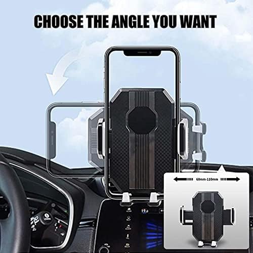 Universal Suction Cup Car Phone Holder Mount – One-Handed Operation Dashboard & Windshield Stand – Adjustable Viewing Angle for Safe Hands-Free Navigation – Durable Black Design for All Smartphones – Effortless Installation and Stability on Bumpy Roads