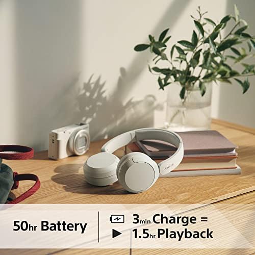 Discover the Ultimate Audio Freedom with Limited Edition Sony WH-CH520 Wireless Bluetooth Headphones in Chic Cappuccino/Beige – Enjoy 50-Hour Battery Life, Quick Charge Feature, and Luxurious Comfort for Uninterrupted Listening on the Move!