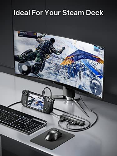 Transform Your Tech Experience with the Dockteck 7-in-1 USB C Hub Multiport Adapter – Ultimate 4 K HDMI, High-Speed Ethernet, 100 W PD Charging, Dual USB 3.0 Ports & SD/TF Card Reader for Mac Book, i Pad, HP, Dell XPS & More – Perfect for Seamless Connectivity and Enhanced Productivity!
