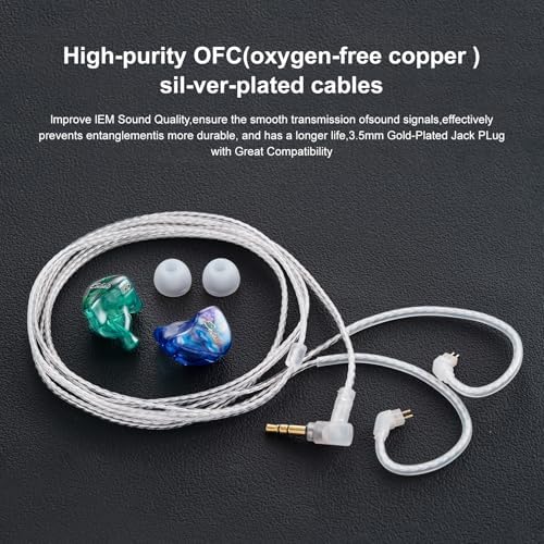 Discover the QOA Celest Wyvern Black Hi-Fi Wired In-Ear Monitors – Engineered with a Cutting-Edge Dynamic Driver for Deep Bass and Crystal Clear High Frequencies | Unique Artisan Hand-Painted Faceplate for Distinctive Personal Style | Durable Detachable 0.78 2-Pin Cable for Enhanced Longevity and Customization | Ergonomically Designed for Ultimate Comfort, Ideal for Gamers, Musicians, and Audiophiles | Versatile 3.5 mm Connector Ensures Compatibility Across All Devices. Experience Exceptional Sound Quality and Unique Aesthetic Appeal in One Premium Package.