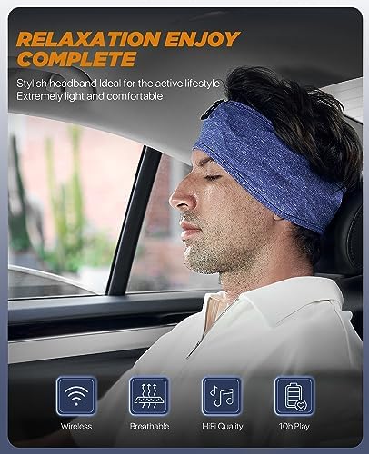 Perytong Wireless Bluetooth Sports Headband Headphones – Ultimate Comfort & Crystal-Clear Sound for Sleep, Yoga & Jogging – Perfect for Insomnia Relief, Meditation, and Easy Device Pairing