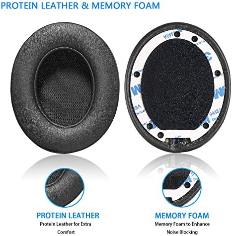 Upgrade Your Audio Experience with JECOBB Studio 2.0 Replacement Earpads – Premium Protein Leather & Memory Foam Ear Cushions for Beats Studio 2 Wired/Wireless Models B0500/B0501 (Vibrant Red) – Enhanced Comfort & Sound Isolation for Ultimate Listening Enjoyment