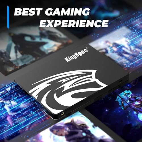 Transform Your Device with King Spec 1 TB SATA III 2.5″ SSD – Ultra-Fast Internal Solid State Drive for Unbeatable Speed and Reliability Across Laptops, Desktops & All-in-Ones – Advanced 3 D NAND Flash TLC Tech for Exceptional Performance and Durability