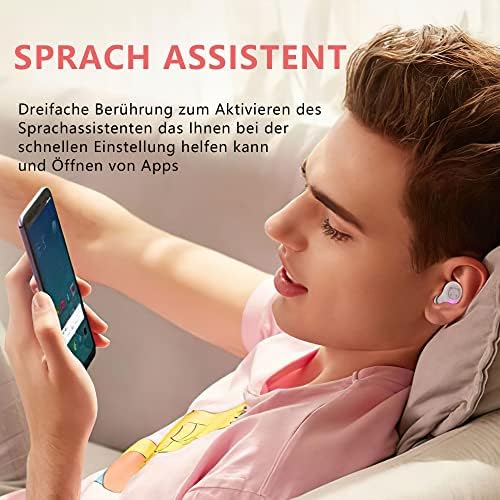 Kids’ Bluetooth 5.1 Wireless Earbuds – Adorable Waterproof Earphones with Dual Mics, 36-Hour Playtime, Hi-Fi Stereo Sound, and Gaming Mode – Perfect for Active Young Listeners and Learning on the Go