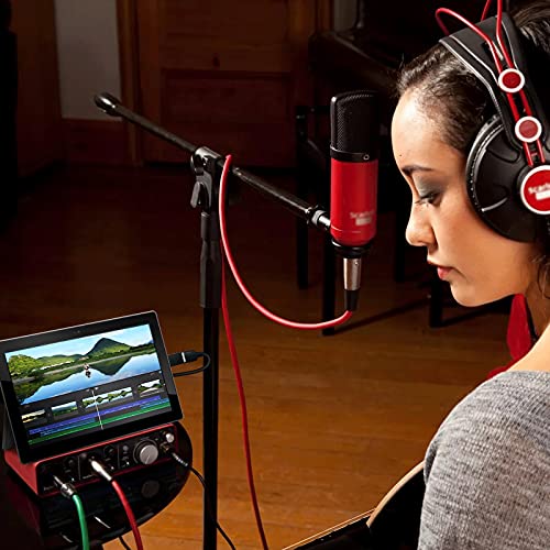 Premium 6.6 ft USB C Cable for Focusrite Scarlett Solo & 2 i2 (3 rd Gen) – Nylon Braided Durability with USB C Male to USB Female Adapter for Enhanced Audio Performance and Versatile Connectivity