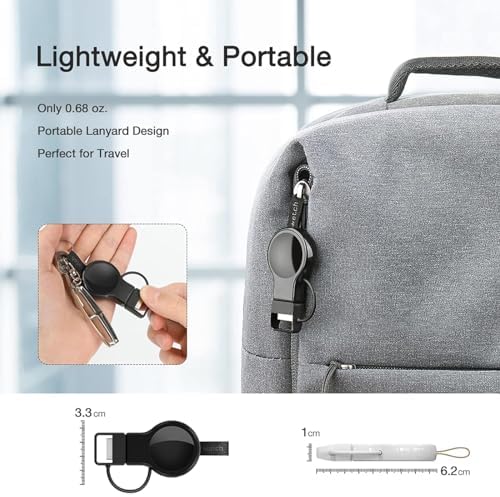 Portable Magnetic Wireless Charger for Apple Watch – Fast Charging i Watch Accessory for Ultra, Series 1-9, and SE – Travel-Friendly Cordless Design for Ultimate Convenience and Durability