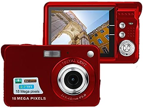Acuvar 18 MP Digital Camera for Adults & Kids – Compact HD Photography with 2.7″ LCD, Rechargeable Battery, Ideal for Indoor/Outdoor Use & Seamless Sharing – Perfect First Camera for Budding Photographers