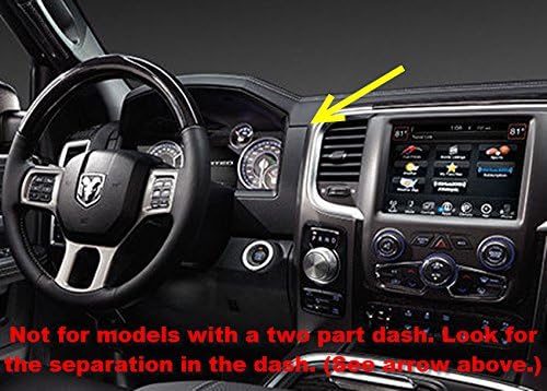 Scosche PC855158 Pro Clip Center Dash Mount for 2013-2018 Dodge Ram Trucks – Effortless Smartphone Access with Enhanced Safety Features and Easy Installation for a Streamlined Driving Experience