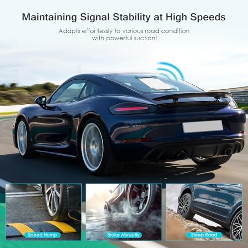 Starlink Mini Car Mount with Industrial-Grade Suction Cups – Effortless Dual Aluminum Slot Installation for Sunroofs & Glass Windows | Essential Travel Accessory for Optimized Internet Connectivity and Speed