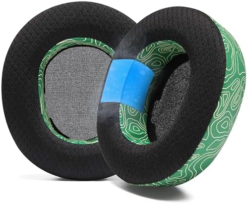 Experience Ultimate Comfort with WC Freeze Nova Pro Wireless Cooling Gel Earpads for Arctis Nova Pro – Exclusive 90’s Black Design, Enhanced Durability & Sound Isolation, Tailored Fit for Gamers Seeking Maximum Performance and Prolonged Play Sessions
