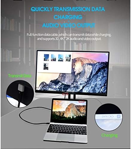 CBUS 5 A 100 W USB-C Cable – 6.6 ft High-Speed USB 3.2 Gen 2 for Rapid 10 Gbps Data Transfer and Power Delivery – Optimal Compatibility with Mac Book Pro, i Pad Pro, Docking Stations & External Hard Drives – Durable Design for Enhanced Performance and Flexibility