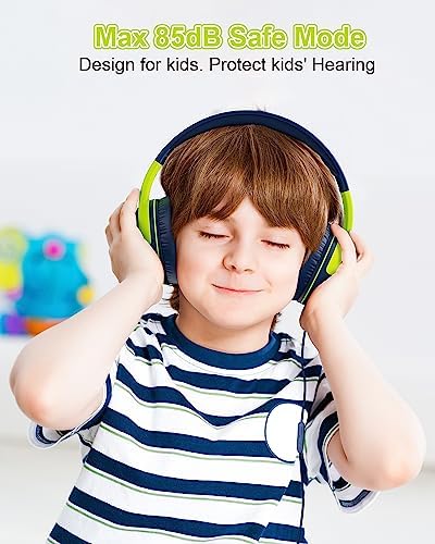 Vibrant Purple/Red ELECDER S8 Wired Kids Headphones with Adjustable Volume Control – Safe Sound Technology (85/94 d B) for Hearing Protection – Comfortable Fit for Growing Children – Perfect for School, Travel, and Play – Built-in Microphone for Effortless Communication – Compatible with Tablets and Smartphones – Durable Design for Everyday Adventures