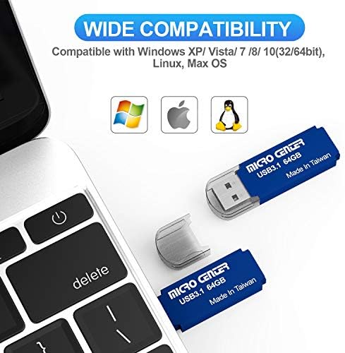 Micro Center Pro 512 GB USB 3.1 Gen1 Flash Drive – Ultra-Fast External Data Storage Solution for Professionals and Students – Compact Green Thumb Drive with Enhanced Compatibility for PCs, Laptops & Consoles