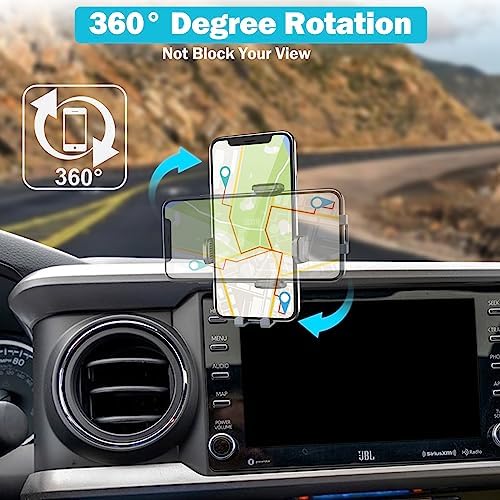 Enhance Your Driving Safety with the Kaishengyuan Magnetic Phone Holder for Toyota Tacoma (2016-2023) – Precision Adjustable Dashboard Clip Featuring 20 X Ultra-Strong Magnets for Unmatched Stability – Universal Smartphone Compatibility for Effortless Access to Navigation and Music