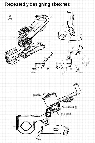 Universal Handlebar Compass Phone Holder for Bikes, Motorcycles, and Scooters – Secure Mount for 4.7″-6.8″ Smartphones, Easy Installation, Built-in Navigation Compass, Durable Weather-Resistant Design, Hands-Free Convenience for Safe Riding