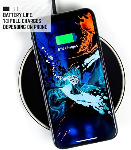 LSU Illuminated Logo Wireless Charger & Portable Power Bank – Dual Charging Pad for Wired and Wireless Devices, Fast Charging Technology, Ideal NCAA Gifts for Graduates and Fans, Ultimate Charging Solution with Enhanced Compatibility