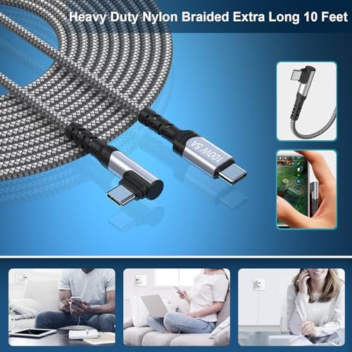 Costyle 45 W USB-C Fast Charger with 10 FT Type C Cable – Ultimate Rapid Charging Solution for Samsung Galaxy S20 to S25 & Note 20 – Travel-Friendly, Compact Design with Advanced Safety Features for Optimal Battery Longevity