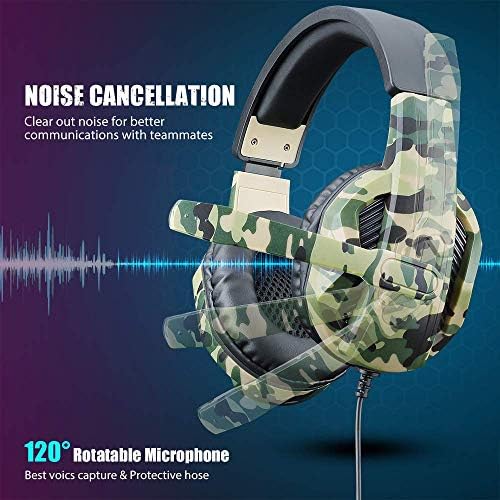Picozon Ultimate USB Gaming Headset – Featherweight Over-Ear Design with Superior Noise-Cancelling Mic for PS4 & PS5 – Immerse Yourself in High-Fidelity Sound and Unmatched Comfort for Extended Play Sessions Across Multiple Devices