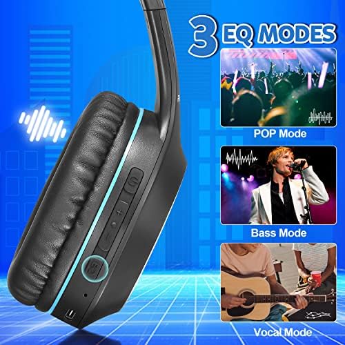 Discover Unmatched Audio with Rose Gold Bluetooth Headphones – 68-Hour Playtime, Customizable EQ for Deep Bass, and Over-Ear Comfort – Perfect for Travel, Office, and Home Use! Immerse yourself in superior sound quality featuring three distinct EQ modes: Bass Boost for those deep beats, Balanced for an all-around experience, and Treble for crisp highs. Enjoy wireless freedom with advanced Bluetooth technology, ensuring seamless connectivity for music, calls, and gaming. Designed for ultimate portability, these foldable headphones come with plush ear cushions, providing comfort for hours of listening pleasure. Built with durable materials for longevity, they’re easy to maintain and stylish enough for any setting. Elevate your audio journey today with these premium headphones that prioritize performance and elegance! Ideal for audiophiles and casual listeners alike, these headphones are your go-to choice for an exceptional listening experience.