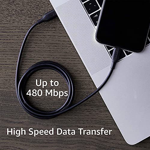 Premium 10 ft MFi Certified USB-C to Lightning Charging Cable for Apple i Phone – High-Speed Nylon Braided Design for Ultimate Durability and Flexibility – Fast Charge & Data Sync Capability in Sleek White Finish