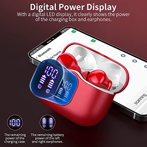 Advanced Bluetooth 5.4 Wireless Earbuds with IP7 Waterproofing and Noise-Canceling Microphone – 36 Hours Playtime for Immersive Stereo Sound During Sports, Travel, and Daily Commutes – Ultimate Comfort and Durability for Active Lifestyles and Music Enthusiasts