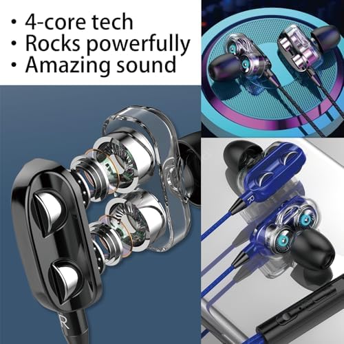 Chic Gold Hive Game Earbuds Set – Premium Wired Headphones for Boys and Men with Comfortable Small Ear Tips, Ideal for School and Gaming, Enhanced Compatibility with Phones and PCs, Portable Case for On-the-Go Audio Enjoyment