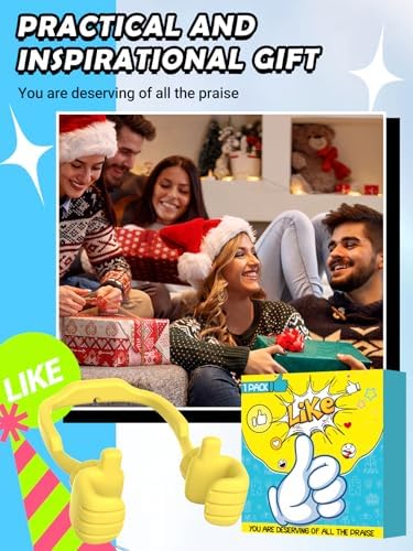 Cell Phone Stand Thumbs Up Lazy Phone Stand – Phone Holder 2025 College Graduation Gifts for Her Him Cellphone iPhone Stand for Desk Birthday Gifts for Teens Girls Boys Adults Women Men Wife – Enhanced Compatibility and Speed