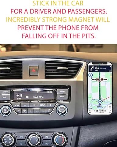 SALEX Mag Safe-Compatible Phone Mount Duo – Versatile Magnetic Holders for Dashboard, Wall, Fridge, or Truck – Ideal for i Phone 15, 14 Plus, 13 Pro Max, 12 Mini – Sleek Design with Enhanced Magnetic Strength for Ultimate Convenience and Safety – Effortless Installation for Hands-Free Navigation and Multitasking