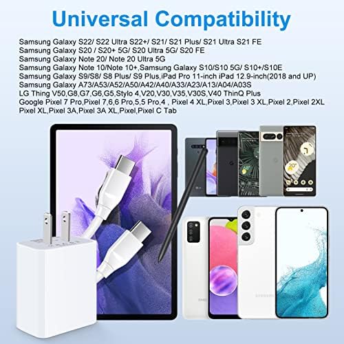 Pixel 9 Wireless Charger – 15 W Fast Charging Stand for Google Pixel 9, 9 Pro, XL, Fold 8, & Samsung Galaxy S Series – Universal Compatibility with Enhanced Safety Features – Sleek, Space-Saving Design for Effortless Charging Anywhere