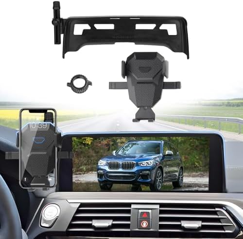 Ultimate Adjustable Car Phone Holder for BMW X3/X4 (2018-2021) – Seamless 10.25-inch Screen Mount for Hands-Free Convenience, Multi-Device Compatibility, and Secure Stability – Elevate Your Driving Experience with Effortless Navigation and Streaming Solutions