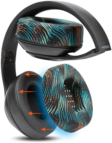 Upgrade Your Beats: WC Sweat Z Studio Earpad Covers for Studio 2 & 3 | Revolutionary Sweatproof Design, Effortlessly Washable, Perfect Fit | Unmatched Protection for Headphones & Enhanced Comfort