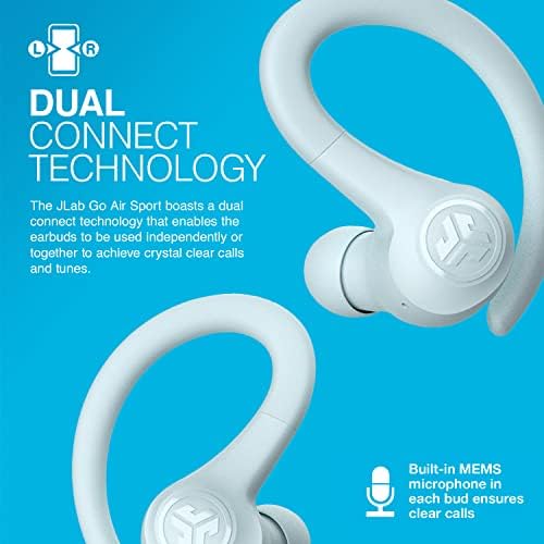 JLab Go Sport+ Wireless Workout Earbuds – Unrivaled 35+ Hour Bluetooth Battery Life, C3 Clear Calling Technology for Distinct Conversations, and Secure Earhook Design for Unyielding Stability During Workouts – Elevate Your Sound Experience with 3 Adjustable EQ Settings and Broad Device Compatibility in Sleek Graphite Finish