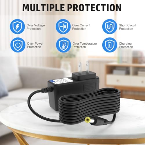 Ultra-Reliable 9 V AC Power Supply Adapter for Boss Katana Mini Guitar Amplifier – Essential Charger for DS-1, RC-1, RC-3, TU-2, PSB-1 U Pedals – 6.5 ft Durable Cable for Maximum Flexibility and Rapid Charging – EAGLEGGO Premium Power Solution for Uninterrupted Performance