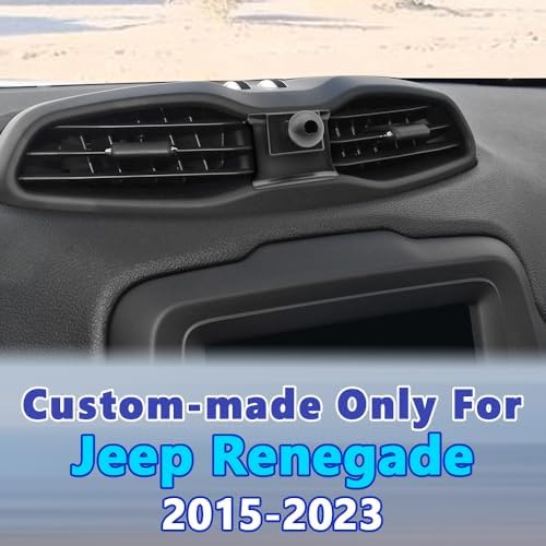 COMETURE 2015-2023 Jeep Renegade Car Phone Holder Mount – Premium Adjustable Smartphone Cradle for i Phone & Android – Enhanced Stability, Easy Installation & Sleek Design for Safe Navigation and Hands-Free Use