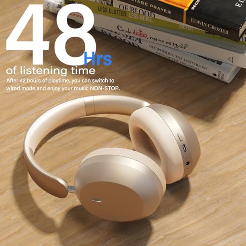 Purple Y05 Wireless Over-Ear Headphones – Unmatched 48-Hour Playtime, Premium Audio Performance, Travel-Friendly Foldable Design, Luxurious Soft Earpads for Ultimate Comfort – Versatile Compatibility & Enhanced Listening Experience