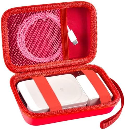 Stylish Pink Case for Anker Mag Go 3-in-1 & Mag Go UFO Charging Station – Premium Organizer for Wireless Chargers, Enhanced Compatibility with Mag Safe Duo, Portable Foldable Design for Travel, Secure Storage Solution for Augnner, Iseyyox, LISEN, RTOPS – Elevate Your Charging Experience with Durable Protection and Effortless Access