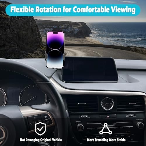 Lexus RX 350 & RX 450 h 2010-2015 Phone Holder – Durable 360° Rotating Car Mount for 4.7-7″ Phones – Effortless Installation, Thick Case Compatible, Hands-Free Accessory for Safer Driving and Enhanced Connectivity