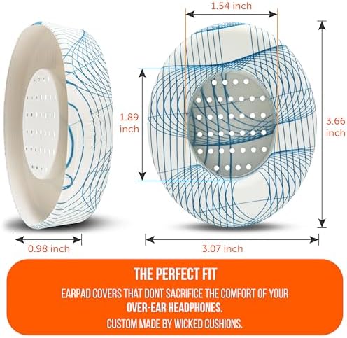 Upgrade Your Beats: WC Sweat Z Studio Earpad Covers for Studio 2 & 3 | Revolutionary Sweatproof Design, Effortlessly Washable, Perfect Fit | Unmatched Protection for Headphones & Enhanced Comfort