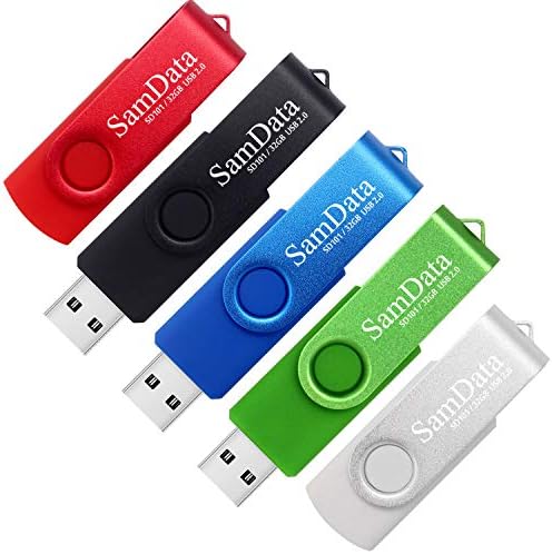 Maximize Your Storage with 128 GB USB Flash Drives 2 Pack – High-Speed Thumb Drives with LED Indicator for Effortless Data Backup and Transfer (Black) Ideal for Windows and Mac Compatibility