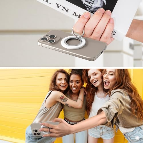 Magnetic Dual-Sided Phone Ring Holder in Elegant Purple – Ultimate Grip and Kickstand for i Phone 12-16 Series – Experience Unmatched Hands-Free Functionality and Enhanced Device Control for Everyday Use