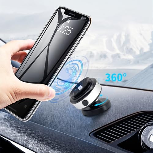 Revolutionary 360° Rotatable Magnetic Car Phone Holder – Advanced Electric Vacuum Suction Mount for Seamless i Phone Compatibility, Ideal for Smooth Surfaces – Elevate Your Driving Experience with Optimal Viewing Angles and Enhanced Stability