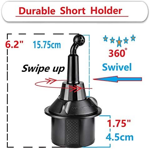 Revolutionary Magnetic Cup Holder Phone Mount – Ultra-Durable N50 Magnet Design for Secure Smartphone Positioning – Effortless Hands-Free Driving Experience with 360-Degree Rotation – Perfect Compatibility with All Cell Phones – Elevate Your Automotive Convenience Today