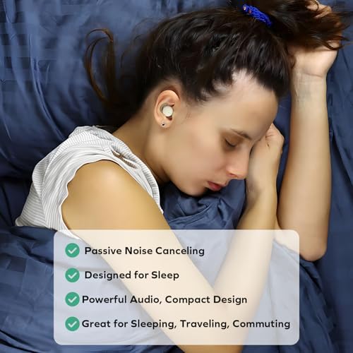 Coby Sleep Earbuds: Premium Noise-Canceling Bluetooth Ear Plugs for Enhanced Sleep, Work Focus, and Music Bliss | Ergonomically Designed for All-Night Comfort | Compact & Travel-Ready Wireless Earbuds with Universal Device Compatibility