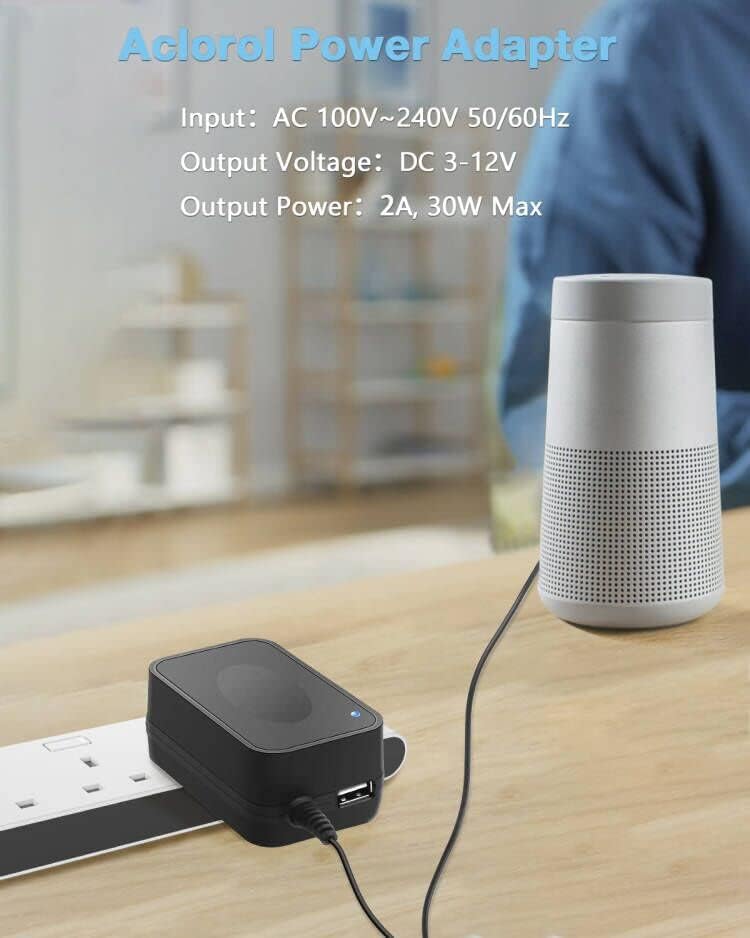 Universal 36 W AC/DC Power Adapter with 14 Interchangeable Tips – Adjustable 3-12 V Output for Optimal Device Compatibility – Efficient Power Supply Converter for Electronics, Routers, and More – Compact Design for Home and Travel Use