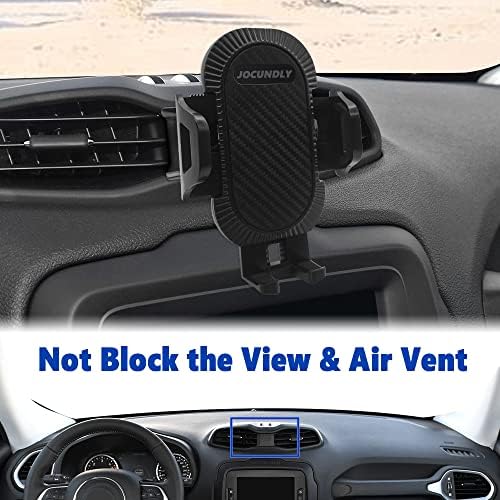 Innovative Jeep Renegade Car Phone Mount (2015-2023) – Thick Case Compatible Air Vent Holder for All Smartphones – Hands-Free Navigation & Music – Easy Install & Adjustable Viewing Angles – Premium Auto Accessory for Enhanced Driving Safety and Comfort