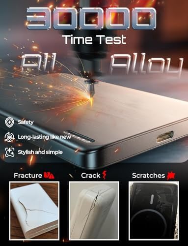 LISEN 0.3-Inch Ultra Slim Mag Safe Portable Charger for i Phone – 5000 m Ah Wireless Battery Pack for Effortless Travel Charging – Essential Magnetic Power Bank Compatible with i Phone 16 Pro Max/15/14/13/12 – Fast Charging, Lightweight Design for On-the-Go Convenience