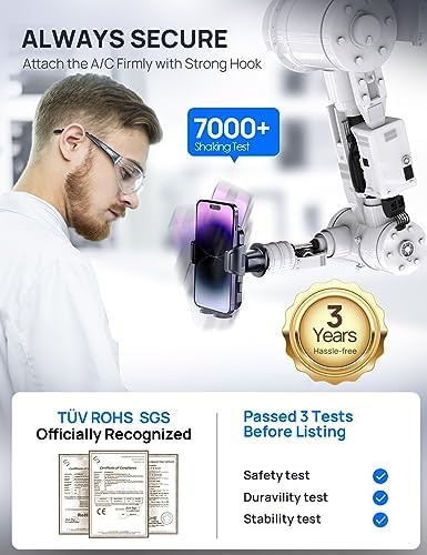 Versatile 3-in-1 Car Phone Holder: Ultra-Stable Suction Mount for Windshield, Dashboard, and Desk – Hands-Free Smartphone Stand Compatible with i Phone & Samsung – Optimal Viewing & Safe Navigation Accessory for Drivers