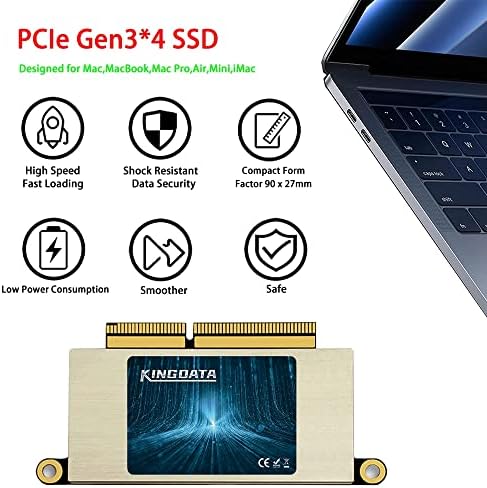 Transform Your Mac Book Pro A1708 (2016-2017) with a High-Speed 256 GB NVMe PCIe Gen3 x4 M.2 Internal SSD Upgrade – Experience Unmatched Performance, Lightning-Fast Load Times, and Effortless Multitasking for Enhanced Productivity