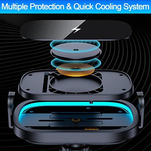 Fast Charging Wireless Car Charger for Samsung Galaxy Z Fold Series – 15 W Qi Air Vent Phone Holder with Landscape Mounting for Enhanced Navigation and Device Compatibility – Premium Car Accessory for Galaxy Note and Fold Models