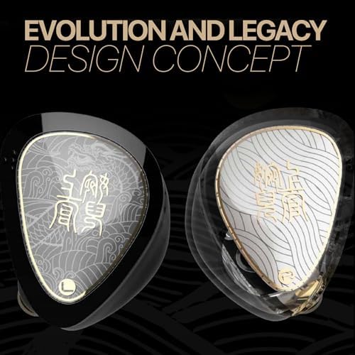 Yongse TANGZU Wan’er II S.G 2 nd Gen Audiophile Gaming Earphones – Premium 10 mm Dynamic Drivers for Deep Bass & Crisp Treble, Durable Detachable Silver-Plated Cable for Longevity, Ergonomic Fit for Gamers & Musicians, 4.4 mm Connector – Ultimate Comfort & Superior Sound Clarity for an Immersive Experience